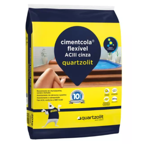 Argamassa AC-III de 20Kg Flexível Quartzolit